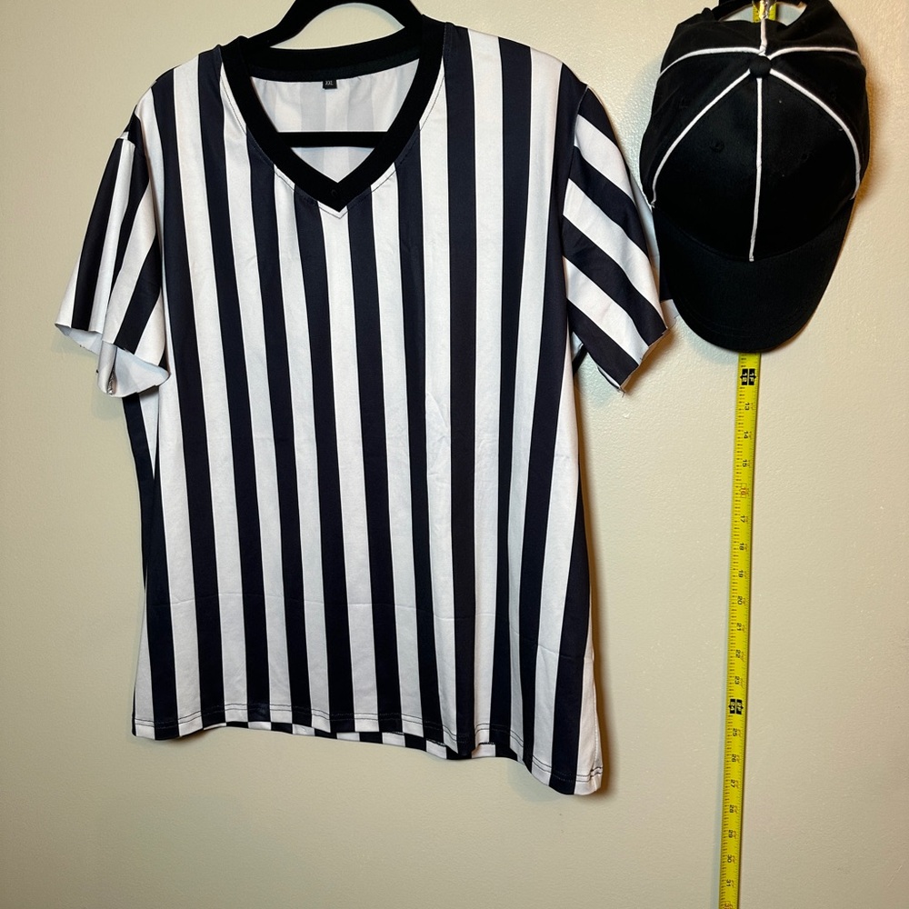 Black and White Striped Kids Shirt